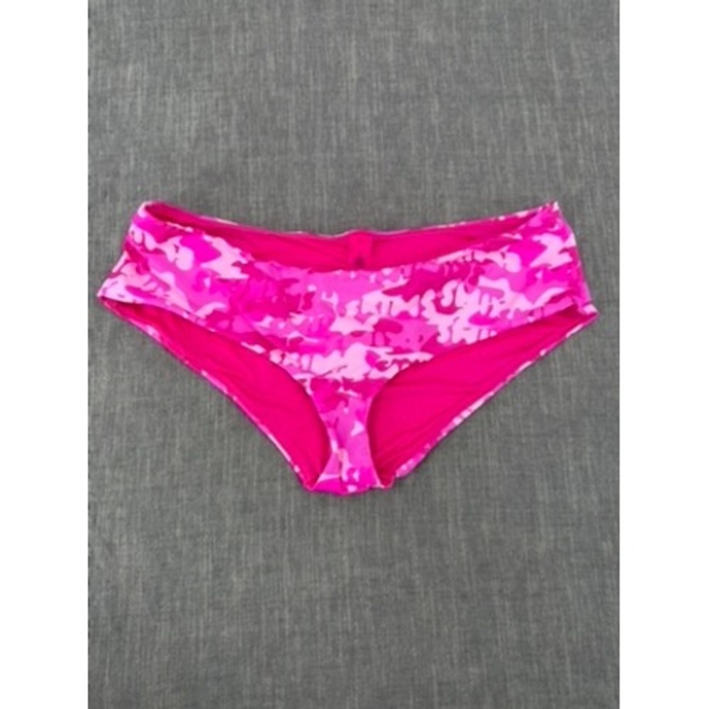 SKIMS Recycled Swim Hipster Bikini Bottom Rare Pink Camo Print Size M Medium NWT